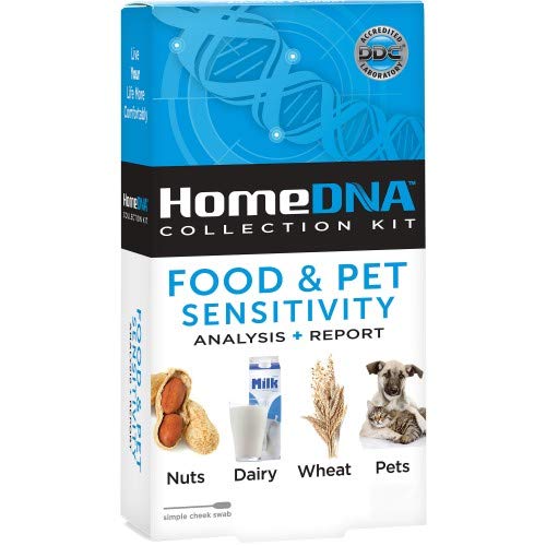 Food and Pet Sensitivity DNA Test Kit | All Lab Fees & Shipping Fee to Lab Included | Confidential & Dependable Lab Based Testing Results Within 30-45 Business Days