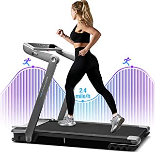 WEKEEP Folding Portable Treadmill Compact Walking Running Machine for Home Office Workout Electric Treadmills for Small Spaces Treadmills with LED Display Device Holder