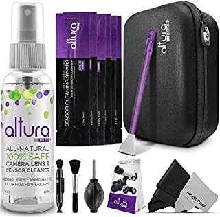 Altura Photo Professional Cleaning Kit APS-C DSLR Cameras Sensor Cleaning Swabs with Carry Case