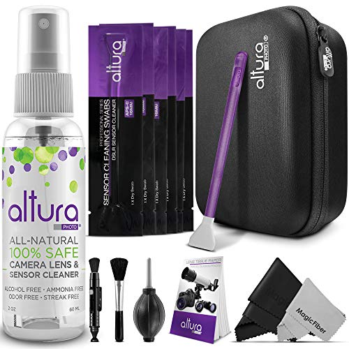 Altura Photo Professional Cleaning Kit APS-C DSLR Cameras Sensor Cleaning Swabs with Carry Case