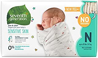 Seventh Generation Baby Diapers, Size 1, 160 Count