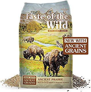 Taste of the Wild High Protein Real Meat Recipe Premium Dry Dog Food with Roasted Bison and Roasted Veniso, 28lb (9669)