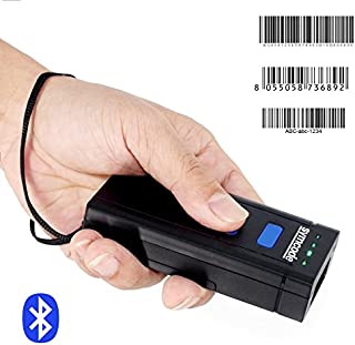 Symcode Bluetooth Wireless Barcode Scanner,Compatible with Bluetooth Function & 2.4GHz Wireless, Portable Barcode Reader Work with Windows, Mac,Android, iOS Phones, Tablets or Computers