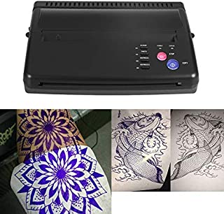 Salmue Tattoo Copying Machine Transfer, Professional Printer Transfer Stencil Machine A5 A4 Tattoo Copier Thermal Printer Printed Paper for Paper(US)