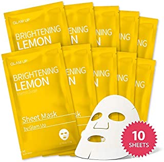 Sheet mask by glam up BTS Brightening Lemon