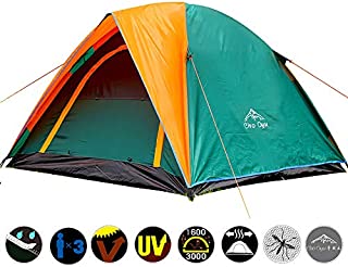 Skytower Green Festival Plain Dome Camping Hiking Waterproof Compact 2-4 Persons Man Tent Outdoor