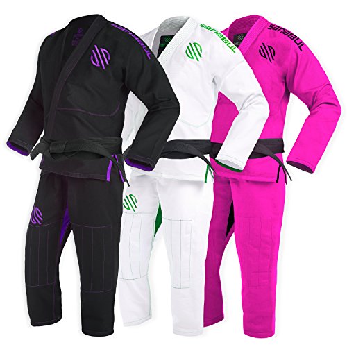 Sanabul New Item Women's Brazilian Jiu Jitsu Gi (Black, W4)