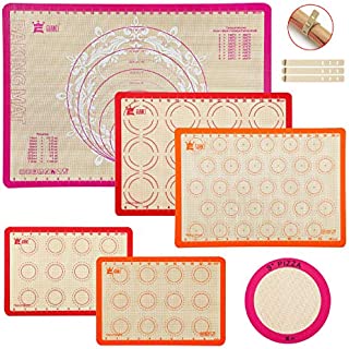 6-Piece Silicone Baking Mat Set,GUANCI 25