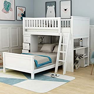 Twin-Over-Twin Bunk Bed by WeYoung