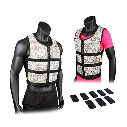 miR Super Slim AIR Flow Adjustable Weighted Vest. 16LBS. Machine Washable. for Men & Women