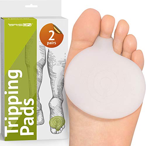 Metatarsal Pads Ball of Foot Cushions - Soft Gel Ball of Foot Pads - Mortons Neuroma Callus Metatarsal Foot Pain Relief Bunion Forefoot Cushioning Relief Women