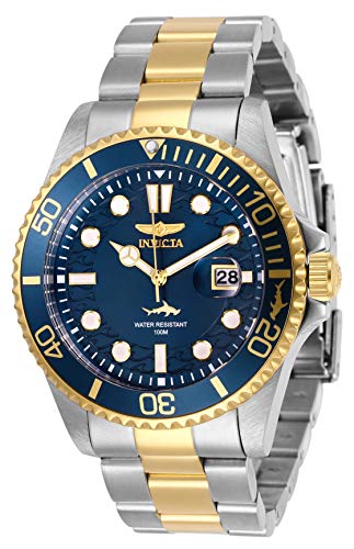 Invicta Men's Pro Diver Quartz Watch with Stainless Steel Strap, Two Tone, 22 (Model: 30021)