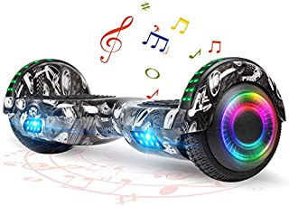 FLYING-ANT Hoverboard for Kids, 6.5 Inch Two Wheels Self Blancing Hoverboard with Bluetooth Speaker and LED Lights-Tire