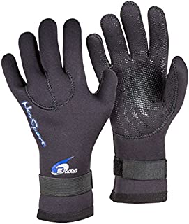 Neo Sport Women and Men's 3MM & 5MM Premium Neoprene Wetsuit Gloves With Gator Elastic Wrist Band, Ideal For All Watersports, Diving, Boating, Cleaning Gutters, Pond & Aquarium Maintenance