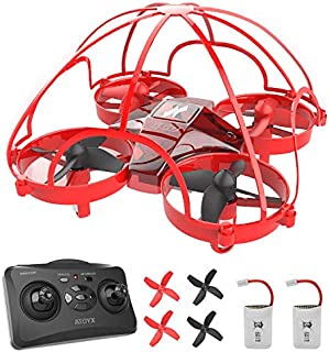 ATOYX Mini Drone RC Nano Quadcopter Best Drone for Kids and Beginners RC Helicopter Plane with Auto Hovering, 3D Flip, Headless Mode and Extra Batteries Toys for Boys and Girls