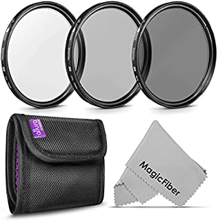 72MM Altura Photo Professional Photography Filter Kit (UV, CPL Polarizer, Neutral Density ND4) for Camera Lens with 72MM Filter Thread + Filter Pouch