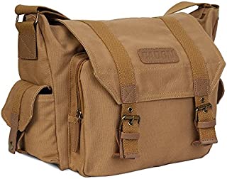 CADeN Lightweight Waterproof Canvas DSLR SLR Shockproof Camera Shoulder Messenger Bag Compatible for Canon Sony Nikon