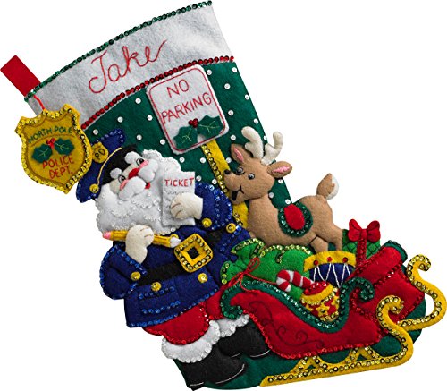 Bucilla 86711 Officer Santa Stocking Kit