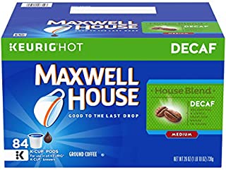 Maxwell House Decaf House Blend Keurig K Cup Coffee Pods (84 Count)