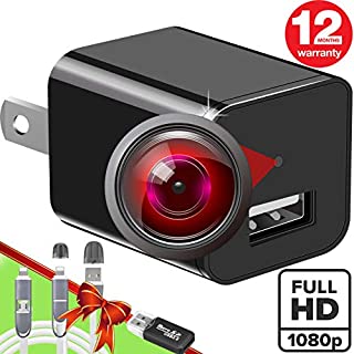 Spy Camera Charger - Hidden Camera - Easy to Use Secret Camera 1080P - USB Charger Camera - Hidden Spy Camera - Camara Espia - Nanny Camera - Mini Spy Camera - Hidden Cam - Premium Security Camera