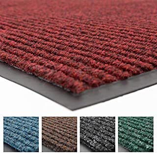 Notrax 109 Brush Step Entrance Mat, for Home or Office, 3' X 10' Red/Black