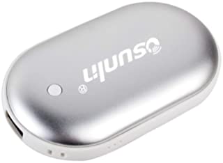 Osunlin 5200mAh Portable Pebbles Double-Side Rechargeable Hand Warmer/Power Bank for iPhone/Samsung