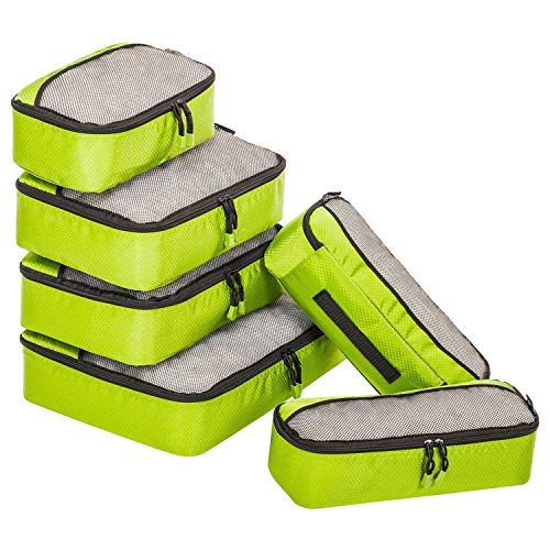 ZOMAKE 6 Set Packing Cubes for Travel - Lightweight Luggage Packing Organizer Travel Accessories