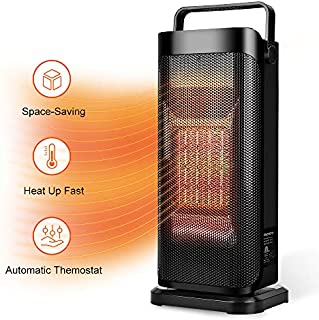 Ceramic Space Heater for Office - Quiet Tower Heater