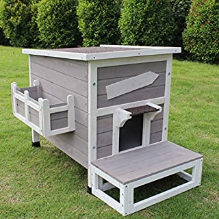 ROCKEVER Outdoor Cat Shelter