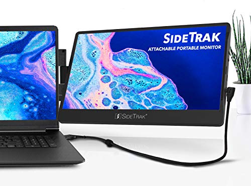 New SideTrak Swivel Attachable Portable Monitor for Laptop 12.5 FHD IPS Rotating Dual Laptop Screen | Mac, PC, Chrome OS Compatible | All Laptop Sizes | Powered by DisplayPort USB-C or Mini HDMI