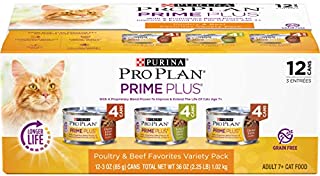 Purina Pro Plan Grain Free Senior Pate Wet Cat Food