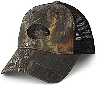 Costa Del Mar Mesh Hat, Mossy Oak New Breakup Camo/Black