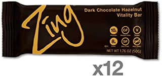 Zing Bars Dark Chocolate Hazelnut Bar