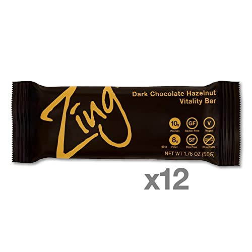 Zing Bars Dark Chocolate Hazelnut Bar