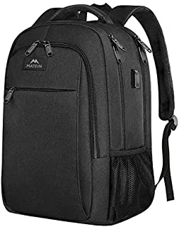 Business Travel Backpack, Matein Laptop Backpack with USB Charging Port for Men Womens Boys Girls, Anti Theft Water Resistant College School Bookbag Computer Backpack Fits 15.6 Inch Laptop Notebook