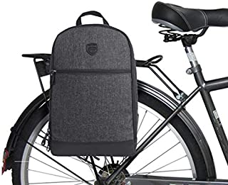 TOURBON Nylon Clip-On Bike Panniers Backpack 13