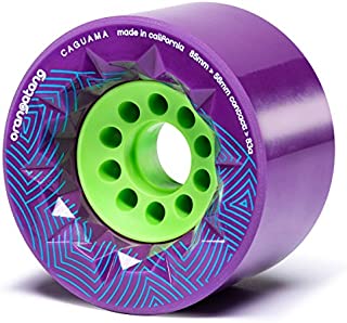 Orangatang Caguama 85 mm 83a Downhill Longboard Skateboard Cruising Wheels (Purple, Set of 4)