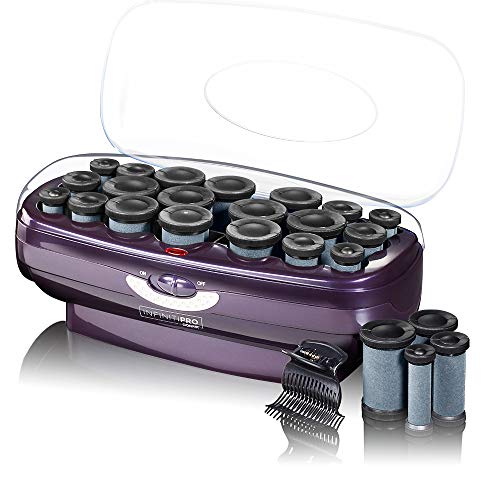 INFINITIPRO BY CONAIR Instant Heat Ceramic Flocked Rollers, 20 count