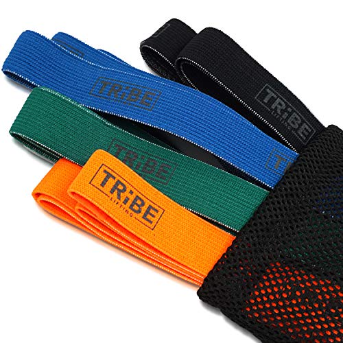 Tribe Lifting Fabric Pull Up Bands 4-Pack