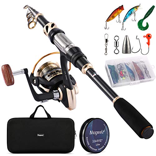 Magreel Telescopic Fishing Pole, Rod & Reel Combo Set