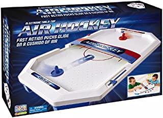 International Playthings Game Zone - Electronic Table-Top Air Hockey - Fast-Paced Sports Fun in an Easily Portable Battery-Operated Rink for Ages 5 and Up