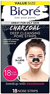 Bioré Charcoal, Deep Cleansing 18 Nose Strips