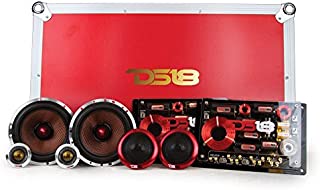 DS18 DELUXE3C  DELUXE 6.5 3-Way Component Car Audio Sound Quality Speaker System with Superior Mid-Bass Response  6.5-Inch Component Set with Woofer, Midrange, Tweeter, and Crossover (8 Piece Set)