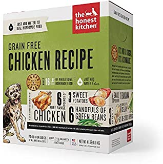 The Honest Kitchen Human Grade Dehydrated Grain Free Chicken Dog Food 4 lb - Force, Model Number: F4