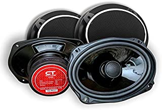 CT Sounds 6x9 Inch Car Door Speakers - 200W(MAX) Power Per Speaker, 4-Ohm Impedance, 1.5