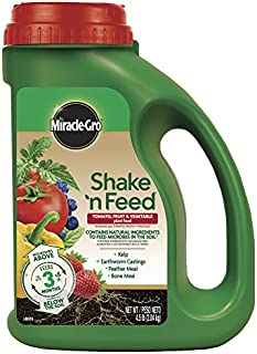 Miracle-Gro Shake'N Feed Tomato, Fruit & Vegetable Plant Food, 4.5 lb.