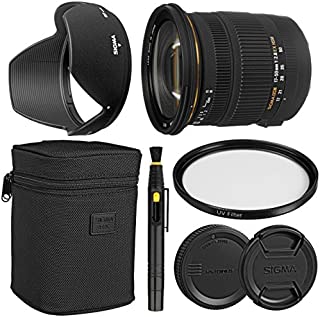 Sigma 17-50mm f/2.8 EX DC OS HSM Zoom Lens for Canon DSLRs with APS-C Sensors + Essential Bundle Kit + 1 Year Warranty - International Version (No Warranty)