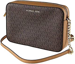 Michael Kors Women's Jet Set Item Lg Crossbody No Size (Brown Acorn)