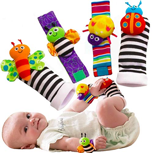 BABYCHINO Foot Finders & Wrist Rattles