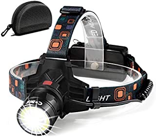 Led Headlamps Flashlight-Latest Technology T6+ COB Flood Light,10 Hours Long Lasting,High Lumen xtreme Bright Waterproof Rechargeable,Up-Close Work Head Light for Outdoor Camping Hunting